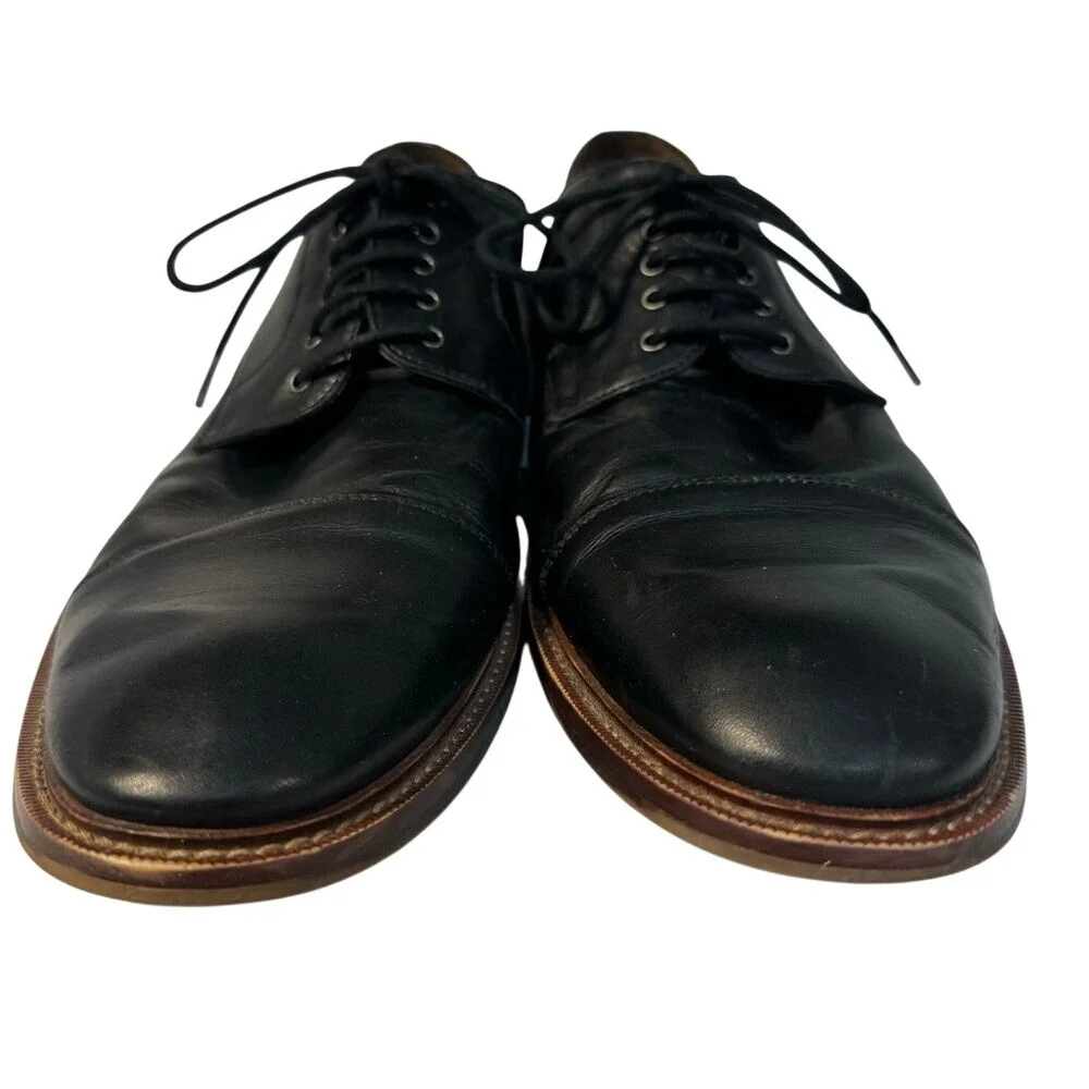 BLAKE MCKAY Cap-toe lace-up leather‎ dress shoes, Size 11, GUC